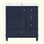 Meuble-lavabo 30 po avec lavabo, une porte avec tablette et trois tiroirs, porte à fermeture en douceur-1275454893