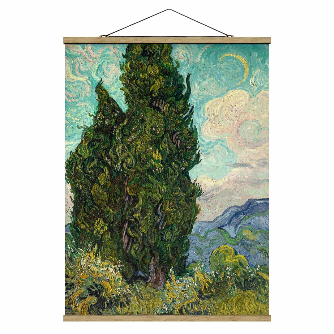 Kunstdruck Cypresses von Vincent Van Gogh