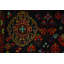 Tapis oriental rouge fait à la main 5 x 8 po
