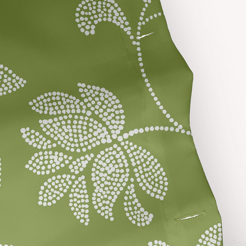 Rideau de douche simple Everill, Vert