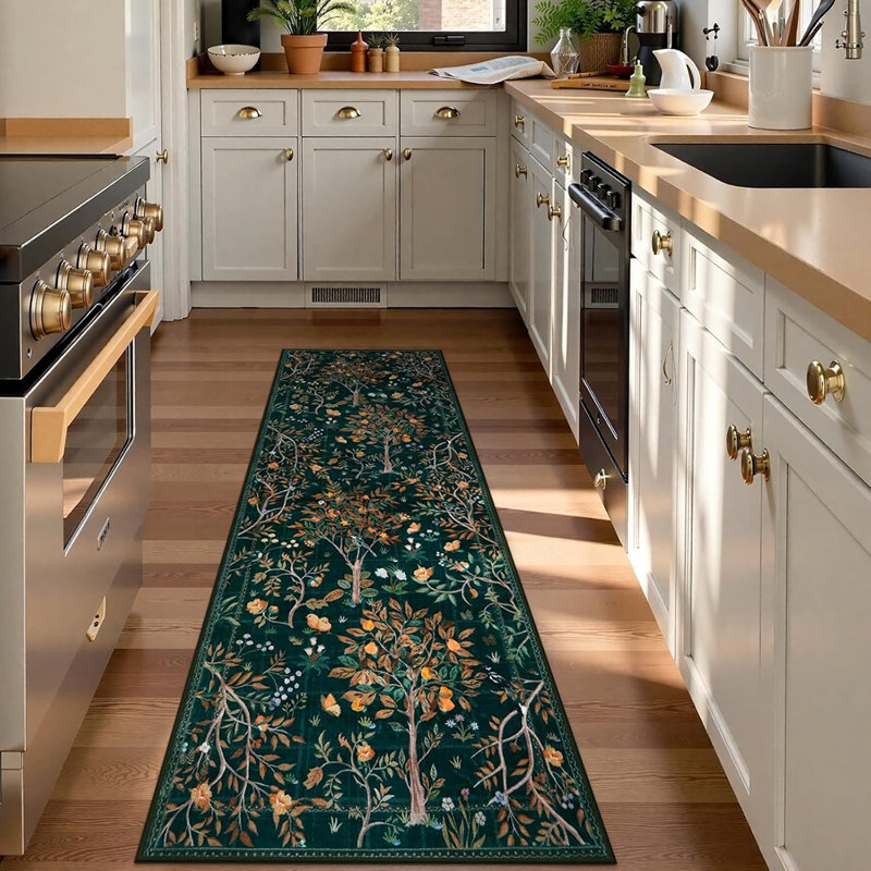 Tapis de couloir de cuisine Boho