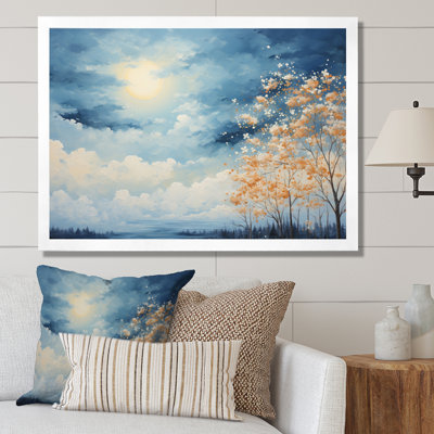 " Clouds Canopy Pointillism Landscape I "