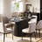 59”  Rectangular Dining Table For 4-6,  Kitchen Dining Room Table