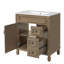 Meuble-lavabo moderne 30 "avec comptoir en céramique-2139020041