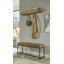 Console black-acacia 100x80x30 cm