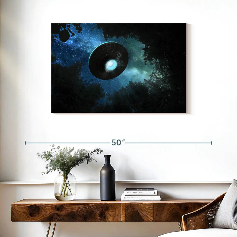 Kelan Flying Saucer, 24" H x 36" W