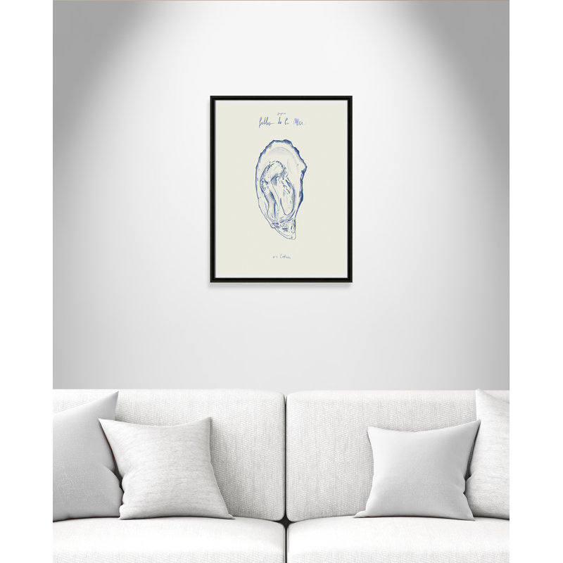 Filles de la mer I Print by Mora, 25.5" H x 19.5" W, Espresso Floater
