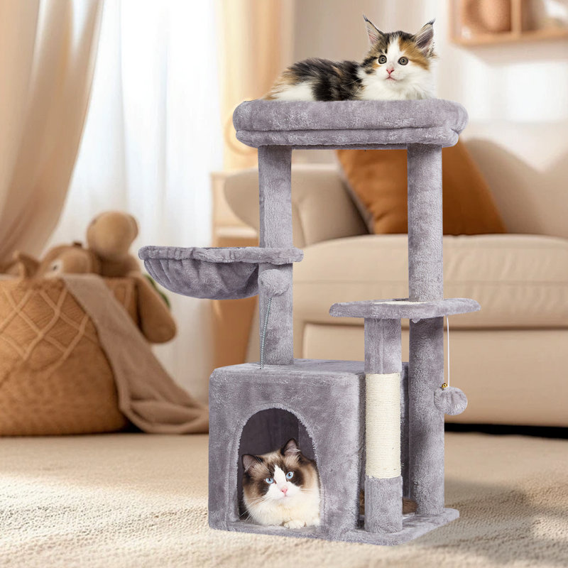 78.7cm H Cat Tree, Light Grey