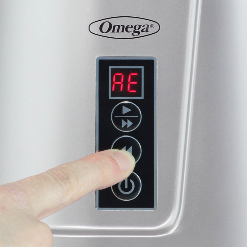 Omega Cold Press 365 Compact Masticating Vertical Juicer, Silver