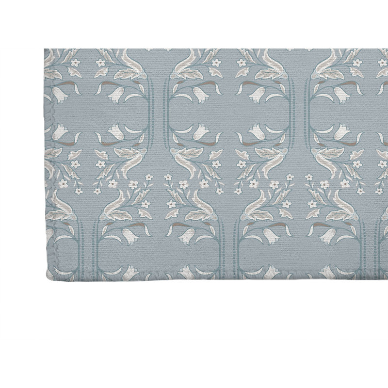 Paillasson Mira, Bleu gris, L 24 po x L 36 po