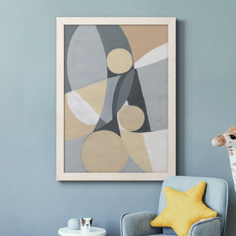 Millenium I - Peinture sur toile encadrée, H 37,5 po x l 27,5 po x P 1,5 po, Toile blanche encadrée