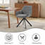 59cm Wide Upholstered Metal Dining Chairs-144450005