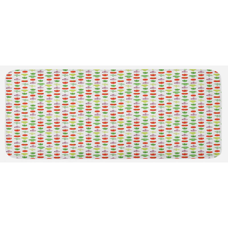 Tapis de cuisine legumes