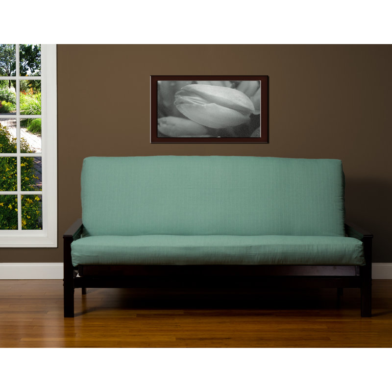 Housse pour futon en lin, Simple, Sauge