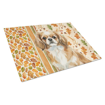 Planche à découper en verre Tibetan Spaniel