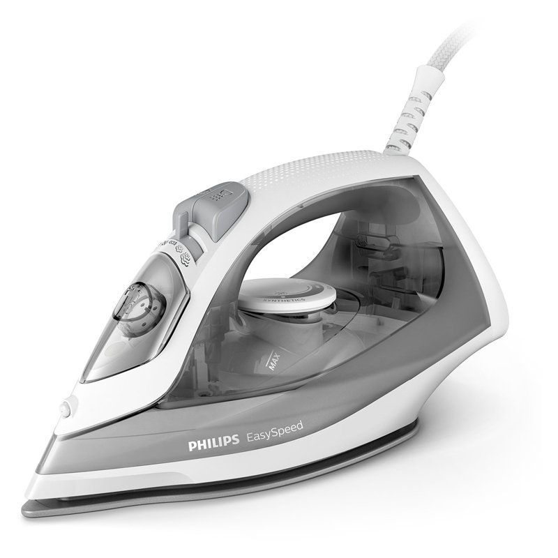 Philips EasySpeed 2000W Non Stick Soleplate Iron, Grey