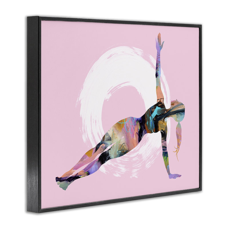 Art abstrait de giclée par Tim Parker, H 24 po x l 30 po, Giclée encadrée noir minuit