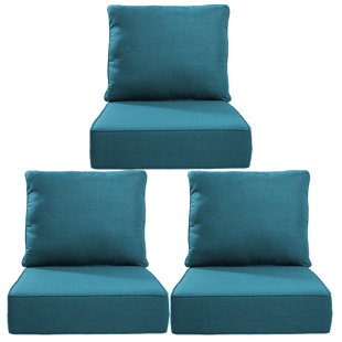 Deb Weather-Resistant Polyester Seat and Back Cushion Set