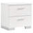 Dulcey White High Gloss 4-Piece Eastern King Bedroom Set