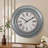 30" Round Large Wall Clock Antique Blue Oversized Traditional Clocks