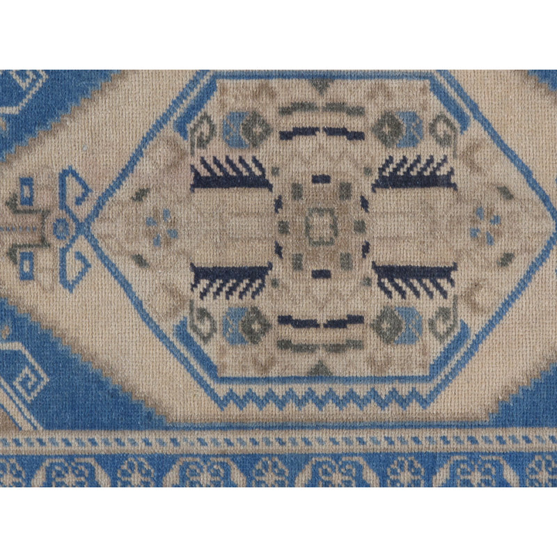 Wool Area Rug in Blue