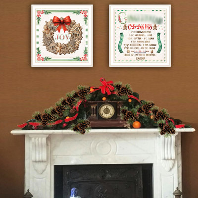 2 Wall Art For Home. Multicolor Wood+Paper, 4.02In H, 14.02In D, 1.02In W. Handcrafted Decor Living Room. D. Handmade In