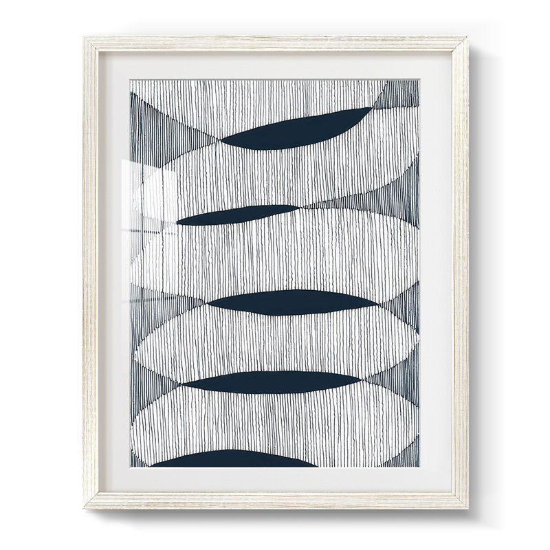 Alternate II -Framed Print, 28.5" H x 20.5" W, White