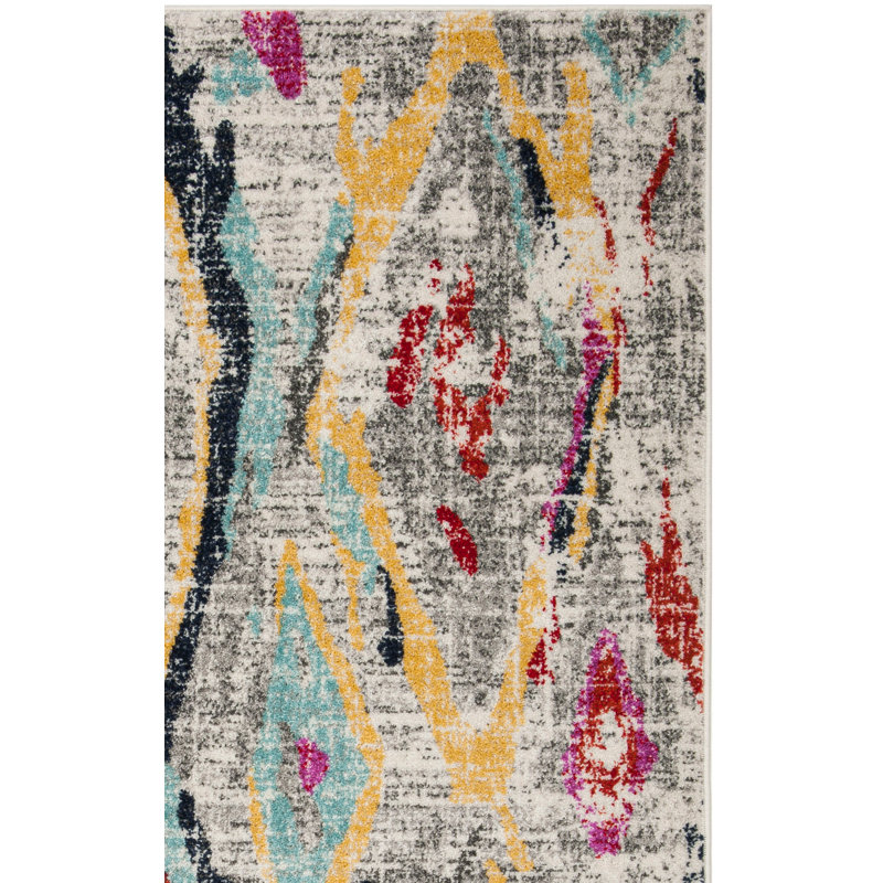 Muniz Performance Abstract Rug, Rectangle 3' x 5'