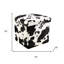 Repose-pieds 15 po noir et blanc