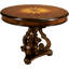 Clarkson Round Mahogany Wood Dining Table