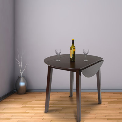 Table abattante ronde en finition Thupell de Thissell