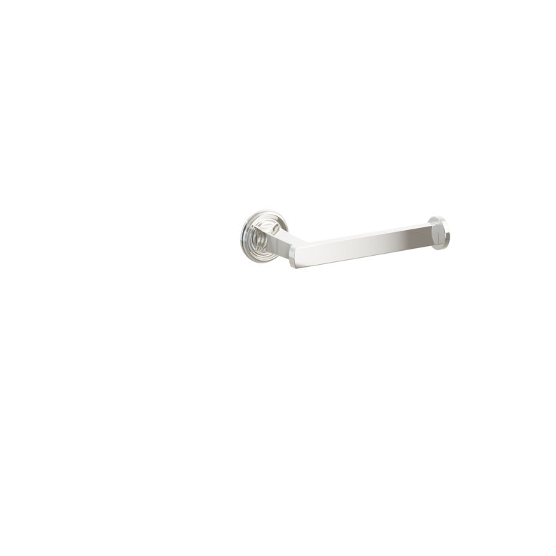 Wall Mounted Toilet Paper Holder, Polished Nickel