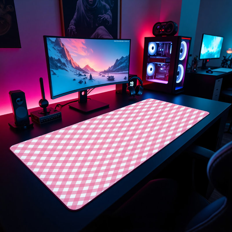 Polyester Desk Pad, 31.5x15.5