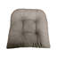 Coussin de chaise berçante Coussin de chaise berçante de qualité supérieure rembourré à haut dossier avec coussins de dossier haut de gamme antidérapant 2 pièces, de couleur taupe supérieure et inférieure avec attaches-1696355623