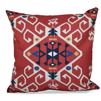 Happy Hippy Square Pillow Cover and Insert