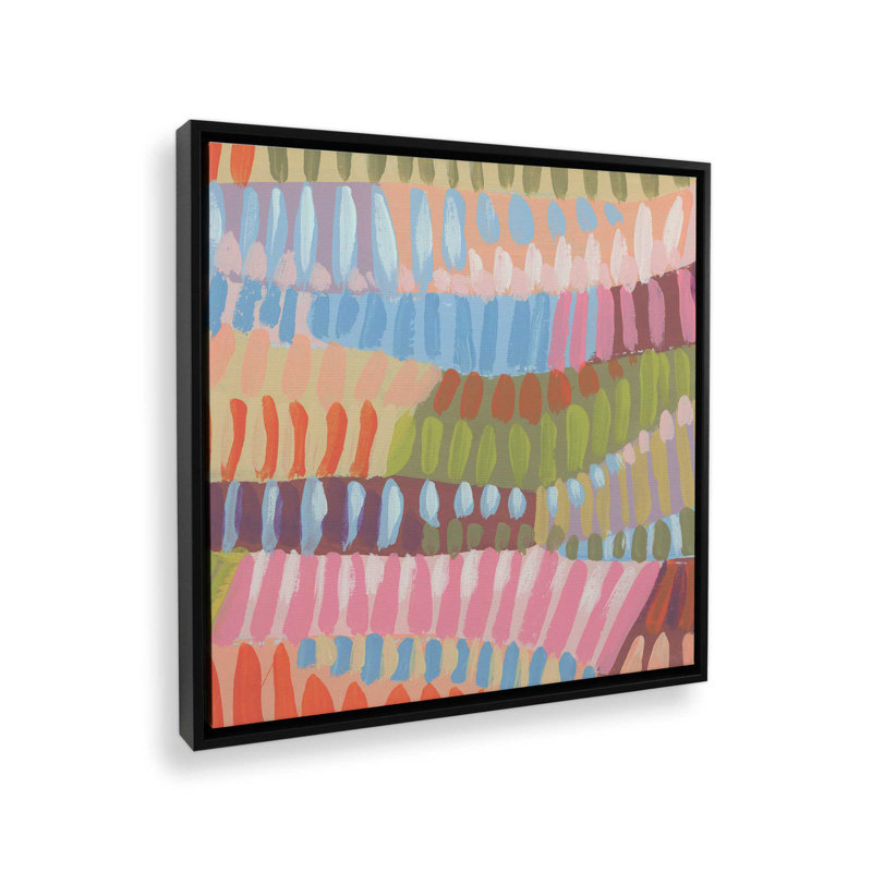 Impression sur toile, "Vers l'avant" par June Erica Vess, H 20 po x l 20 po, Noir