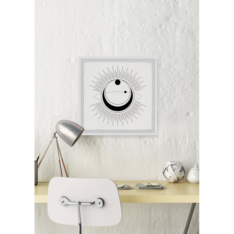 Moon Dimension - Single Picture Frame Print, 45cm H x 45cm W