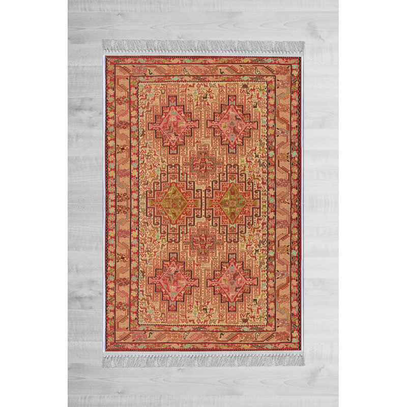 Luxurious Non-Slip Woven Carpet, 100% Velvet Fabric, 31.5 x 47.2 inches | Antibacterial, 13.5 mm Total Height, Machine Washable | Ideal for Living Room, Bedroom & Home Decor, Soft & Durable Design