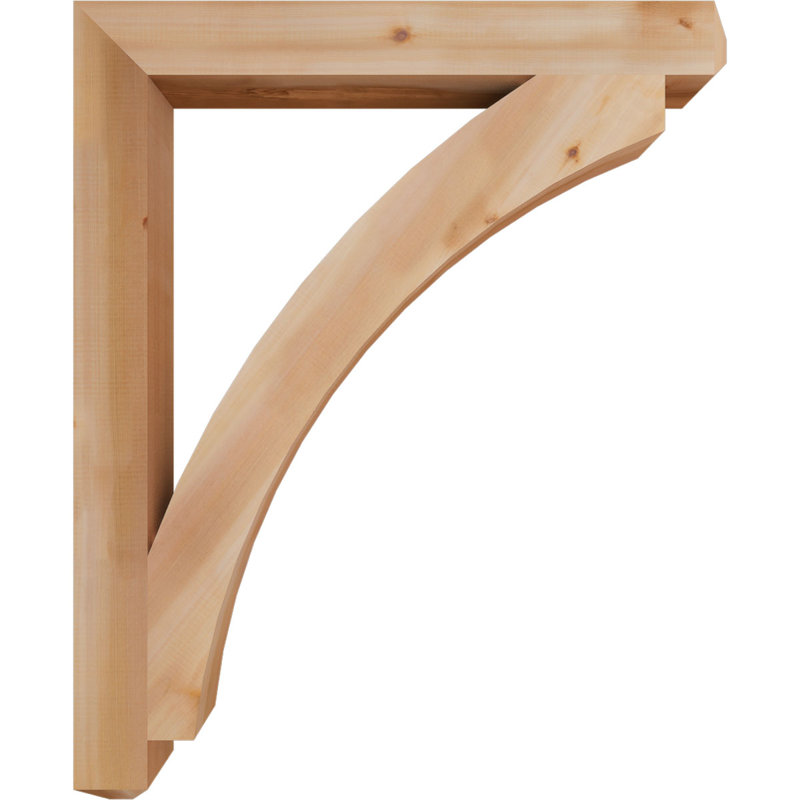 Support pour artisan Thorton, Cèdre rouge de l'Ouest (lisse), H 44 po x l 4 po x P 36 po