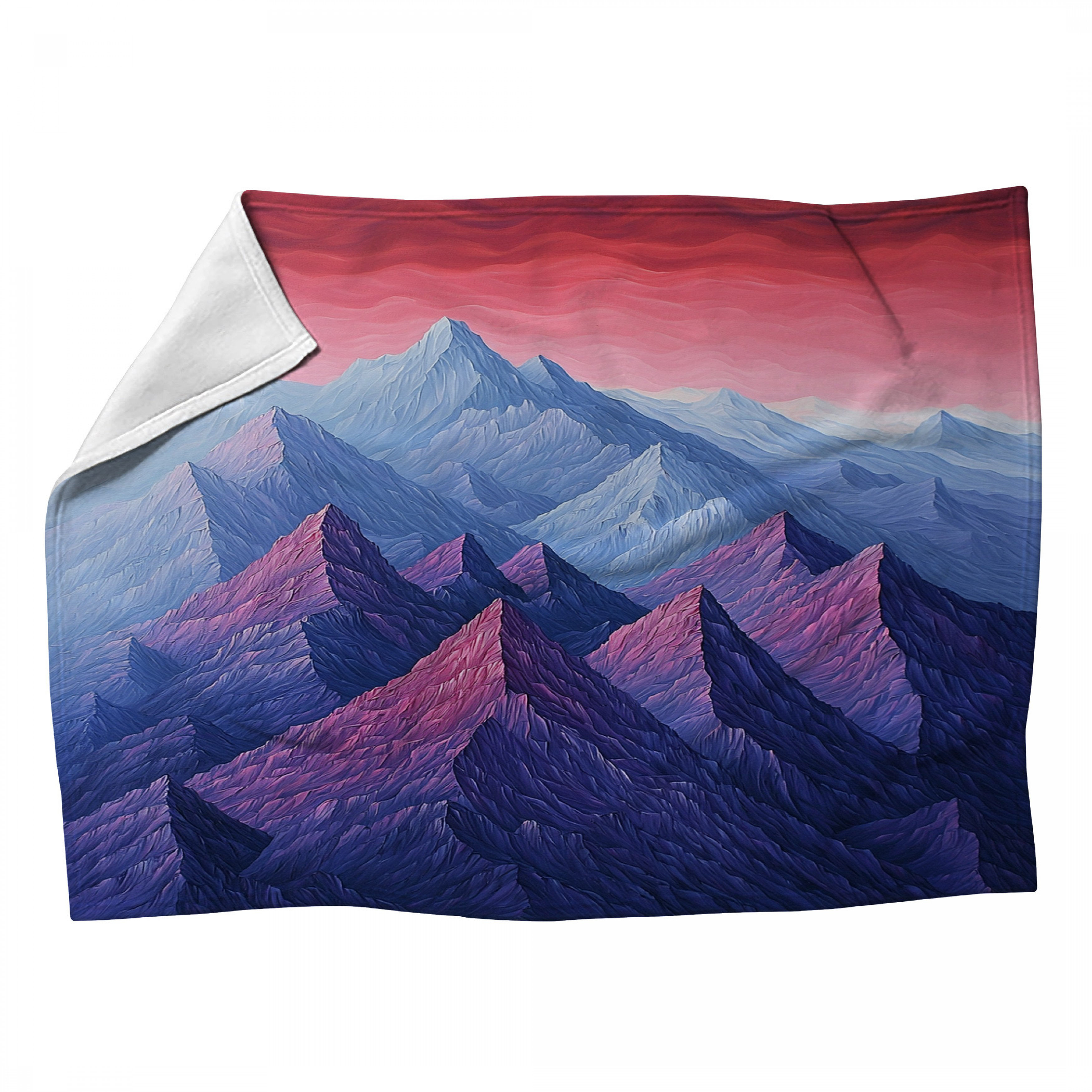 Whispering Peaks Throw Blanket main image 1