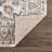 Oveda Oriental Floral Machine Washbale Brown/Black Area Rug-318732509