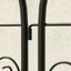Ensemble de 2 treillis de jardin en métal, panneaux de treillis décoratifs, noir