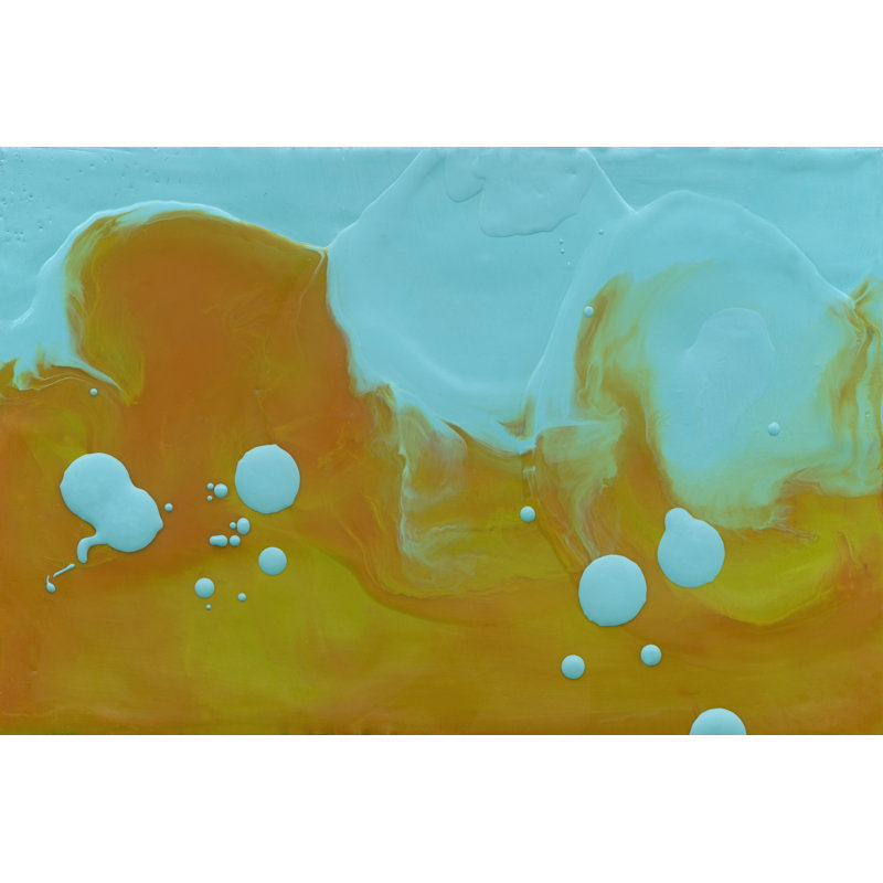«Sun Flare II» par Alicia Ludwig - peinture sur toile tendue, H 8 po x l 12 po x P 1,25 po
