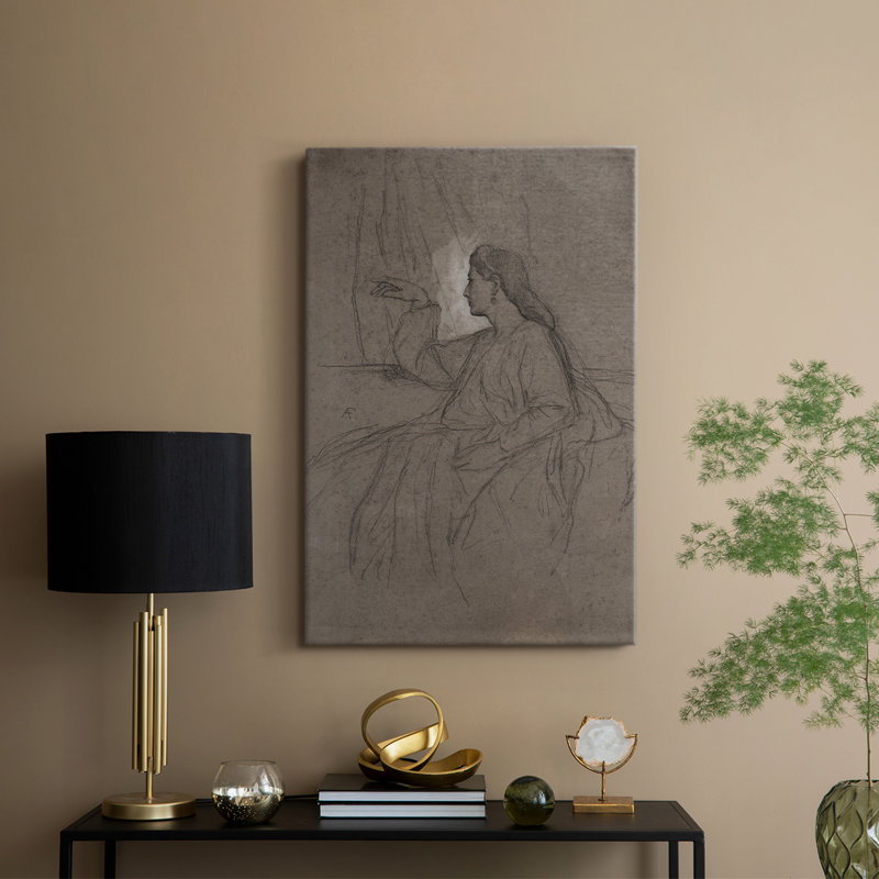 Croquis rétro Lxx - Cavas enveloppés de galerie, H 48 po x l 32 po
