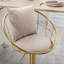 Tabouret de bar rotatif à hauteur ajustable avec structure en métal Nekesha (ensemble de 2)-119306272