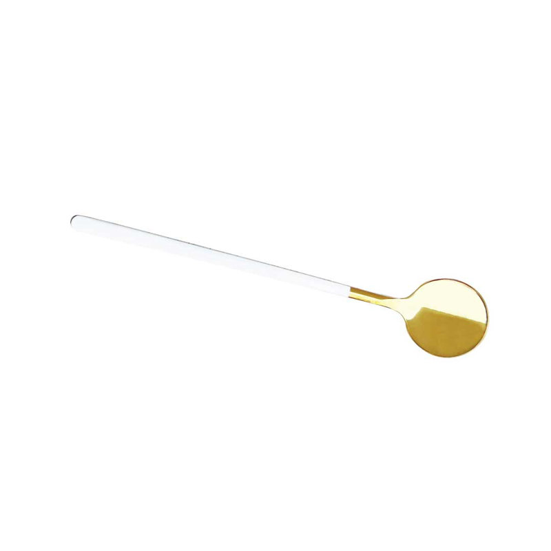 Cuillère pour boissons glacées, Blanc