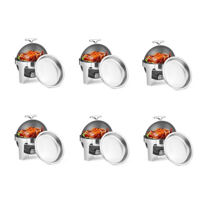 Ensemble de 6 chauffe-plats Chafing