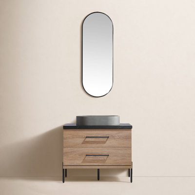 Dasher 36'' Single Bathroom Vanity with Mirror