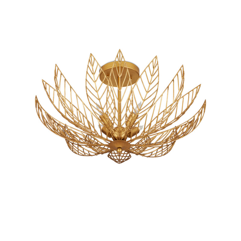 Leaflace Semi-Flush Mount