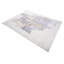 Tapis beige / gris / bleu clair nouvel âge noué à la main 8 pi 1 po x 10 pi 1 po Keniel